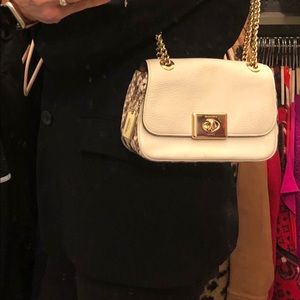 Coach Cassidy leather snake embossed Crossbody